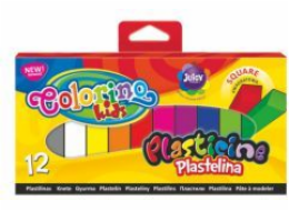 Patio Square plastelína, 12 barev Colorino
