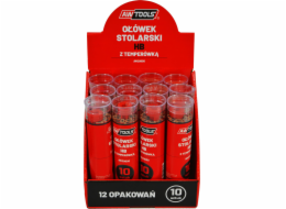 AWTools HB ČERVENÁ TESAŘSKÁ TUŽKA NA DŘEVO 10 KUSŮ AW29600