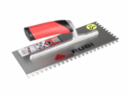 Rubi ozubené ocelové hladítko 28 cm 6 x 6 mm 45o RUBIFLEX otevřená rukojeť (75946)