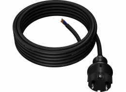 AWTools KABEL SE ZÁSTRČKOU 5m 2x1,0 ČERNÝ H05VV-F