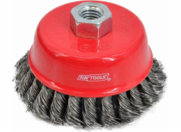 AWTools 100mm PŘEDNÍ KARTÁČ / TWISTED DRÁT / ZÁVIT M14