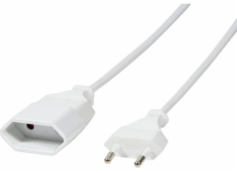 Kabel LogiLink Napájecí kabel Logilink CEE 7/16 1m Bílý M/W