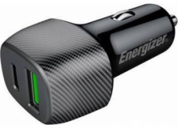 Nabíječka Energizer Energizer Ultimate – USB-C a USB-A 38W PD + QC3.0 nabíječka do auta (černá)