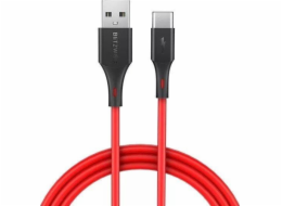 Blitzwolf USB-A – USB-C USB kabel 1,8 m červený (BW-TC15 červený)