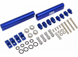 TurboWorks Palivová lišta Subaru Impreza EJ20 7-9 Modrá
