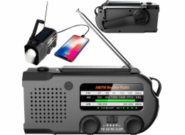 Rádio Mozos ER-01 FM/AM rádio solar + dynamo