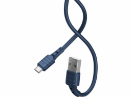 Remax USB-A - microUSB USB kabel 1 m tmavě modrá (6954851239475)