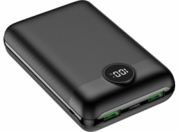 Powerbanka Externí baterie (POWER BANK) VEGER S20 - 20 000mAh LCD Quick Charge PD22,5W černá