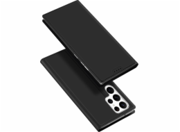 Pouzdro Dux Ducis Dux Ducis Skin Pro pro Samsung Galaxy S23 Ultra Flip Cover Card Wallet Stand Black