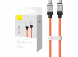 Baseus USB-C - USB-C kabel USB 2 m oranžový (CAKW000307)