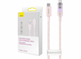 Baseus USB-C – Lightning USB kabel 1 m růžový (CATS010204)