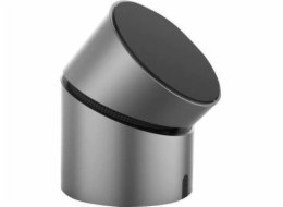 Nabíječka Tiktaalik Hliníková indukční nabíječka s Bluetooth reproduktorem a stojánkem TIKTAALIK Alu (stříbrná)