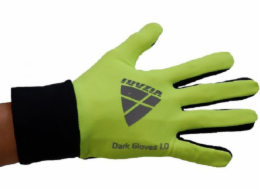 Běžecké rukavice Vizari Vizari, zelené a černé, velikost S