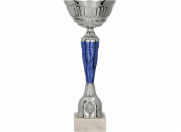 Victoria Sport Stříbrný a modrý kovový pohár