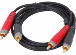 Klotz RCA (Cinch) x2 - RCA (Cinch) x2 kabel 1m černý