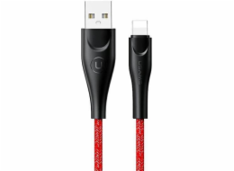 Usams USB-A – Lightning kabel 1 m červený (6958444983479)