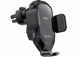 Vipfan Vipfan W02 gravitační držák do auta s 15W Qi indukční nabíječkou (černá)