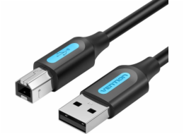 Vention USB-A – USB-B kabel 1 m černý (COQBF)