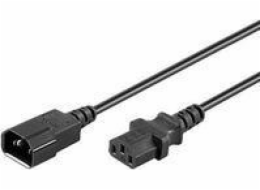 MicroConnect napájecí kabel C13 - C14 2m Černý