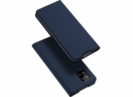 Dux Ducis pouzdro SAMSUNG GALAXY A42 5G s klopou Dux Ducis Skin Leather tmavě modrá