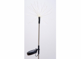 Saska Garden Solární lampa pampeliška Firework 90LED Inox