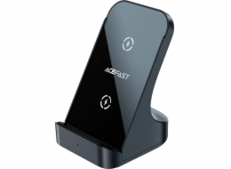 Acefast nabíječka Acefast indukční nabíječka 15W bezdrátový stojan Qi stojan na telefon šedý (E14)
