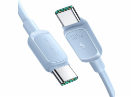 Joyroom USB-C – USB-C kabel USB-C 1,2 m modrý (JYR758)