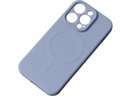 Hurtel Magnetické silikonové pouzdro pro iPhone 14 Pro Silikonové pouzdro Magsafe - šedomodré