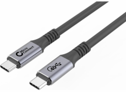 MicroConnect USB kabel USB-C – USB-C 0,5 m černý (USB4CC05)