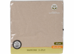 UBROUSKY Z RECYKLOVANÉHO PAPÍRU 33X33 16KS