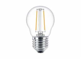 LED žárovka PHILIPS, P45, E27, 2 W, 250 lm, 2700 K