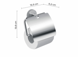 Držák na toaletní papír s víkem Gedy Eros 2325