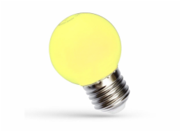 LED lampa, Spectrum, P45, 1W, E27, žlutá barva