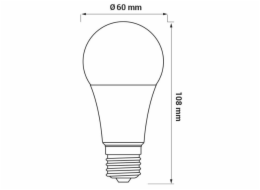 LEMP LED E27 A60 7,5W 806LM 3000K