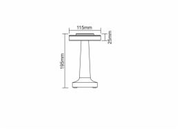 Stolní lampa Domoletti RODEO ETLED-53C, LED, 0,5W