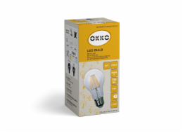 LED žárovka OKKO, A60, E27, 6 W, 720 lm, 2700 K