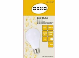 LED žárovka OKKO, A60, E27, 11 W, 1055 lm, 3000 K