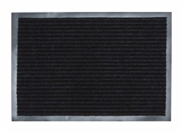 Dveřní rohož Okko Sphinx, černá, 600 mm x 400 mm x 4 mm