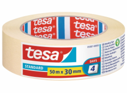 Malířská páska Tesa Standard 4 dny 50 m, 30 mm