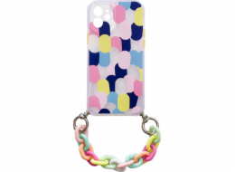 Hurtel Color Chain Case Gelové Flexibilní pouzdro s Chain Charm pro Xiaomi Redmi Note 10 / Redmi Note 10S Multicolor (1)
