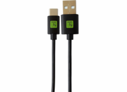 Techly Techly USB2.0 kabel ST Type-A - ST Type-C černý, 0,1m
