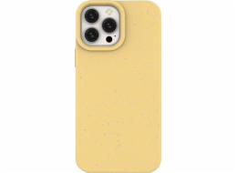 Pouzdro Hurtel Eco Case iPhone 14 Plus, silikon, rozložitelný kryt, žluté