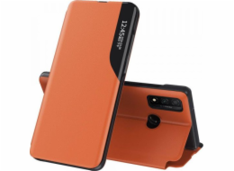 Kožené ochranné pouzdro Hurtel Eco pro Huawei P40 Lite oranžové