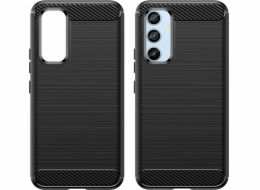 Hurtel Carbon Case Case pro Samsung Galaxy A54 5G flexibilní silikonový karbonový kryt černý