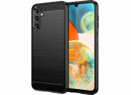 Hurtel Carbon Case pro Samsung Galaxy A14 5G flexibilní silikonový karbonový kryt černý