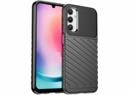 Pouzdro Hurtel Thunder Case pro Samsung Galaxy A24 4G silikonový obrněný kryt černý