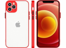 Hurtel Milky Case Silikonové flexibilní průsvitné pouzdro pro Samsung Galaxy A22 4G Red