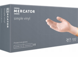Mercator Medical Vinylové rukavice MERCATOR jednoduché vinylové PF M () - RP20016003