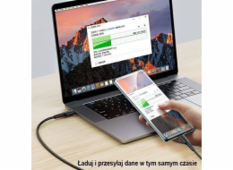 Usams USB-A – USB-C kabel USB 1,2 m černý (112230)