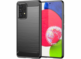 Pružný kryt Hurtel Carbon Case pro Samsung Galaxy A53 5G černý